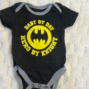 Batman Baby Bodysuit Superhero Onesie 3/6 months